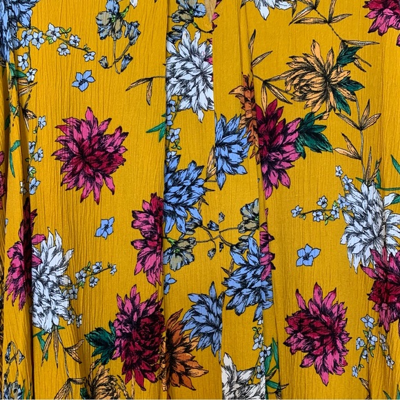 Umgee Yellow Floral Mini Dress - Picture 3 of 8